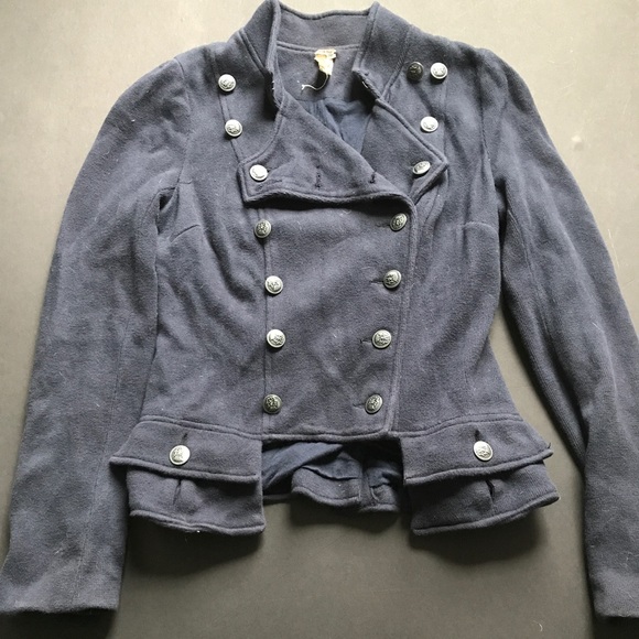 We The Free people military sweatshirt jacket 4 - Picture 5 of 6
